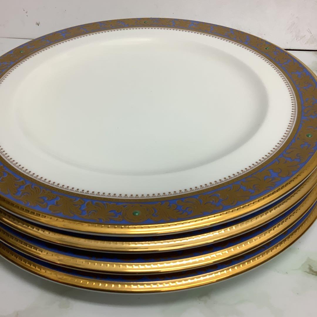 新品 ノリタケ　Noritake グランブロシェ 4枚　21.5 プレート　お皿