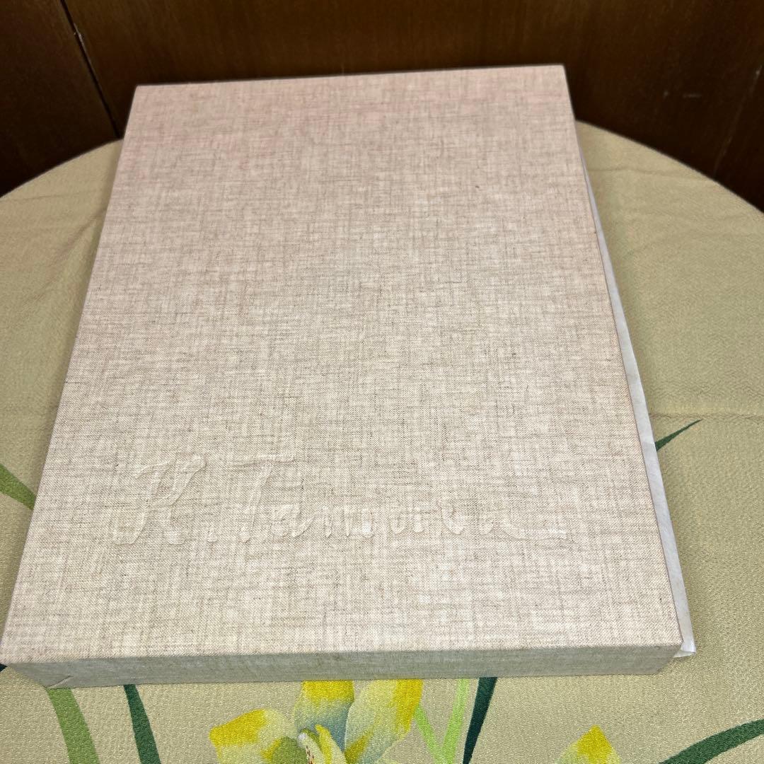 稀少田村孝之介陶板画と画集限定特装版30部の第25番手彩色オリジナルリトグラフ付