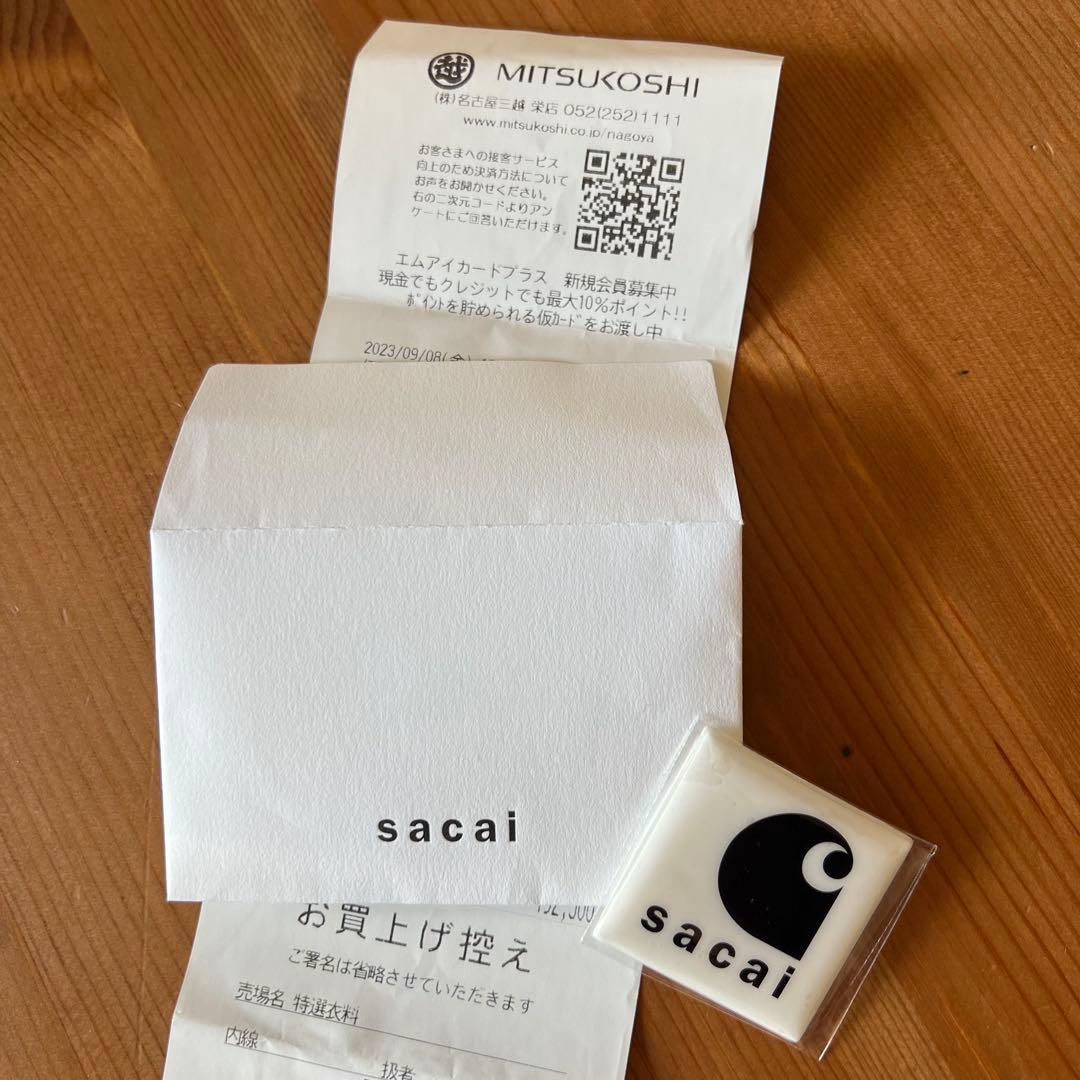 未使用 sacai×Carhartt シベリアンコート ブラック サイズ2