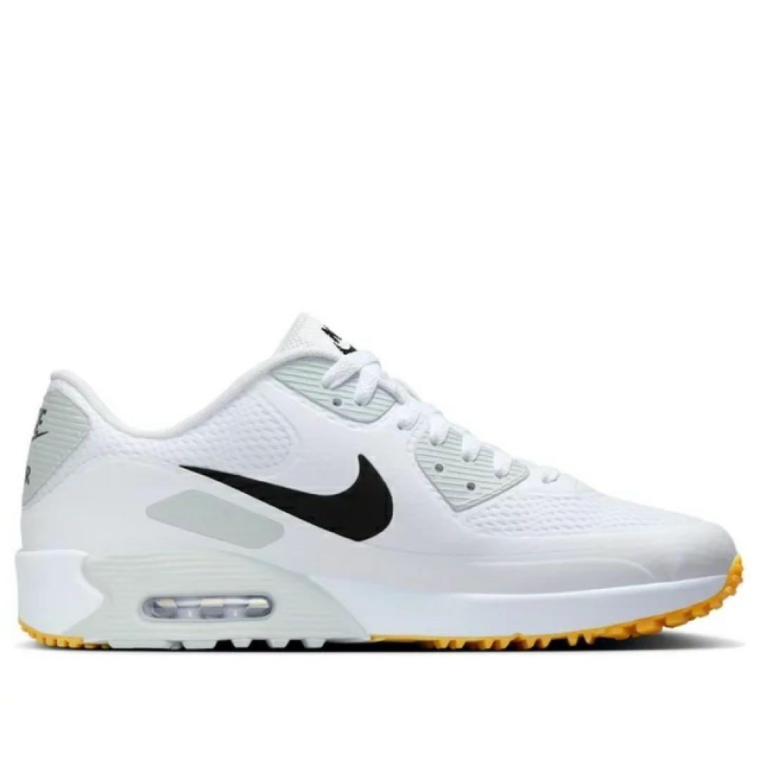 ナイキ ゴルフ 27cm エアマックス 90 シューズ スパイク 靴 白