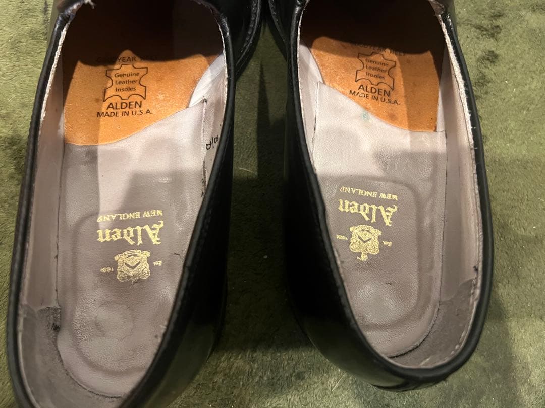 値下げALDEN オールデン N9104 スリッポンローファー　コードバンUS7