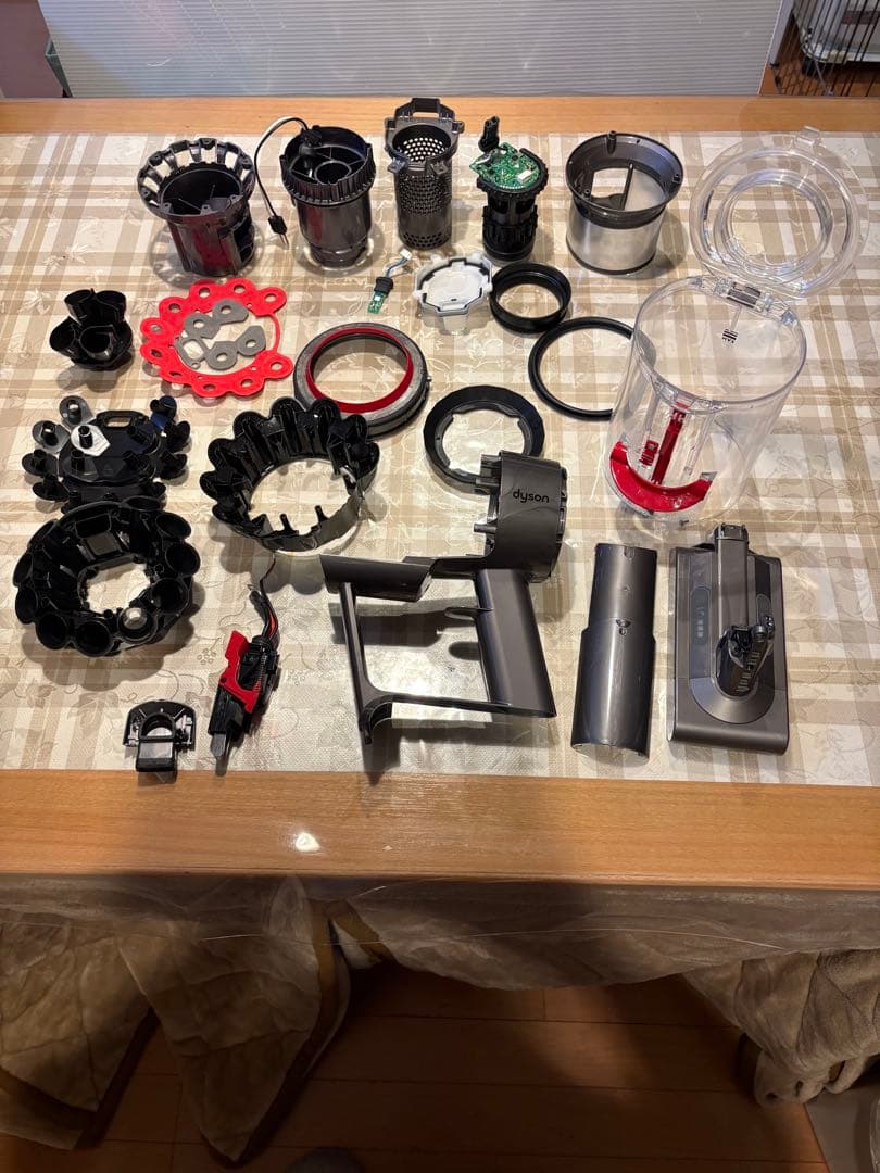 Dyson V10 SV12 NO.3 分解洗浄済み　山崎実業スタンド付き