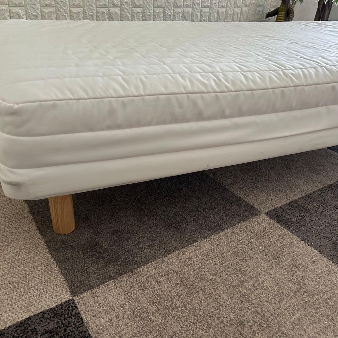 都内23区送料無料❗️ 無印良品　シングルベッド　脚付マットレス✨
