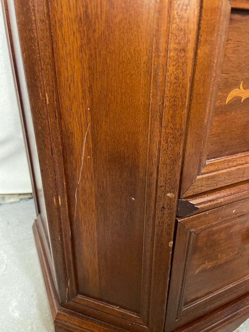 6角チェスト 引き出し キャビネット 電話台 アンティーク イタリア