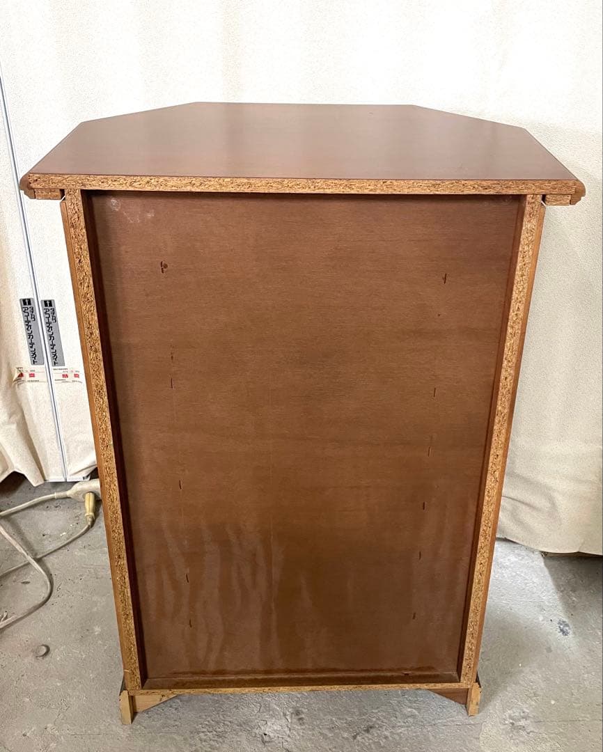 6角チェスト 引き出し キャビネット 電話台 アンティーク イタリア