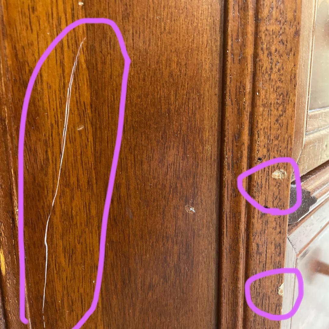 6角チェスト 引き出し キャビネット 電話台 アンティーク イタリア