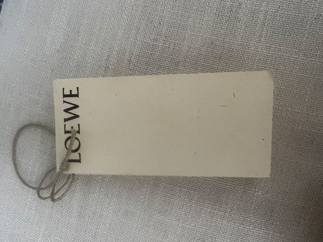 【美品】LOEWE ロゴ入りミニカゴバッグ