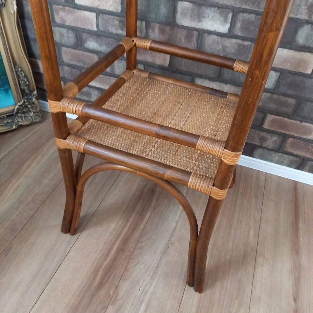 ラタンランプシェード　ラタン飾り棚　ラック　オールドラタン