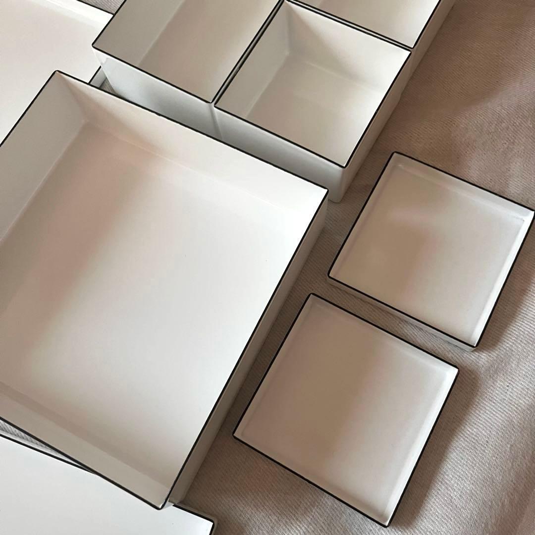 【美品】野田琺瑯 創業90周年記念 限定ロゴ入り四つ組箱