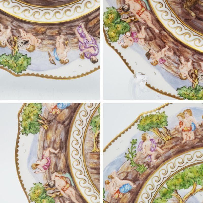 リチャードジノリ カポディモンテ プレート 22cm カラーレリーフ #5