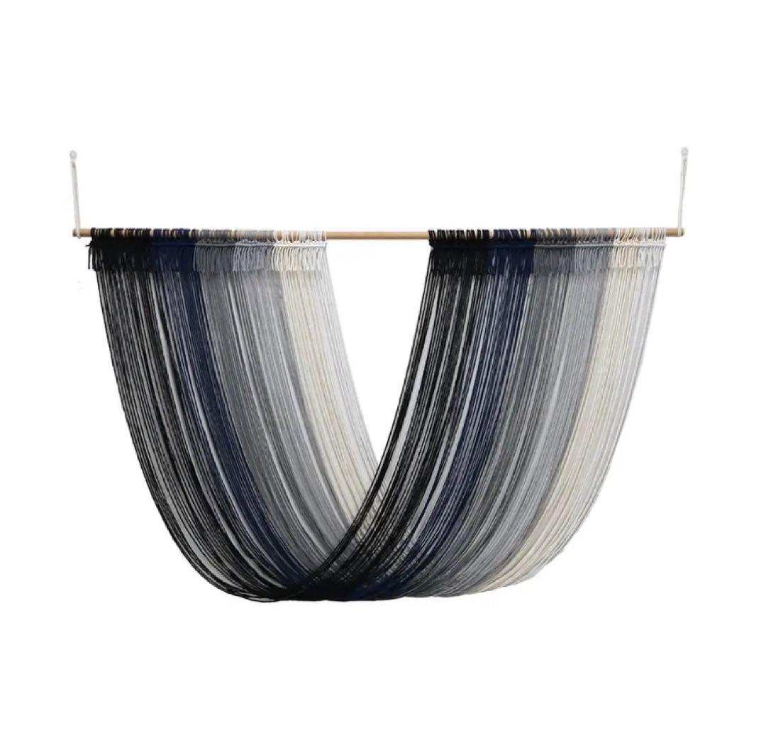 大型マクラメ？シンプル壁飾り。北欧インテリア