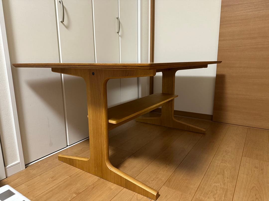 【りん♡さん】専用無印良品 リビングでもダイニングでもつかえるテーブル　オーク