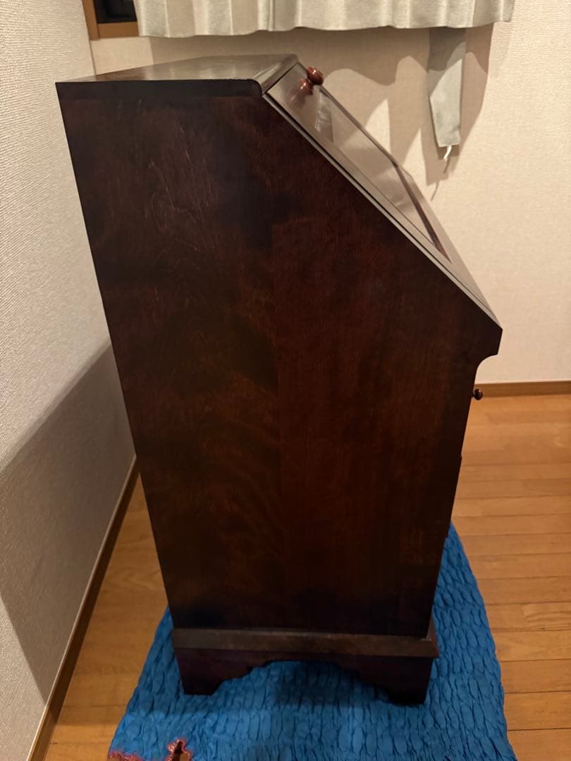 ナ*)様 松本民芸家具 ライティングビューロー 引き出し付き チェスト 薄型