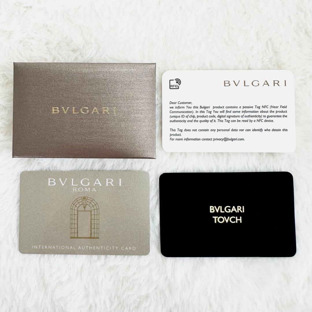 未使用級✨BVLGARI　ブルガリ　キーケース　6連　BB MAN　レザー　黒