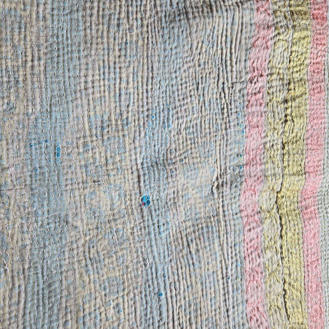 大判サイズ ヴィンテージラリーキルト カンタキルト オールドカンタ④