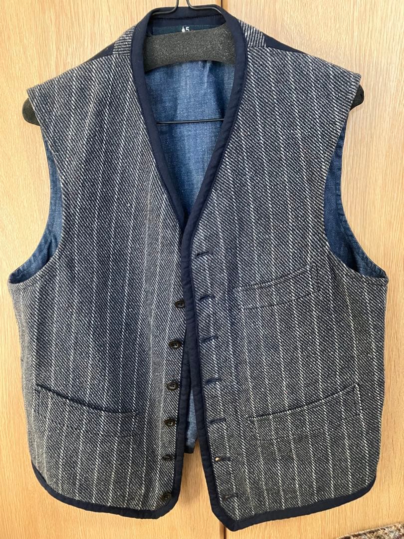 45R コットンツイードベスト
