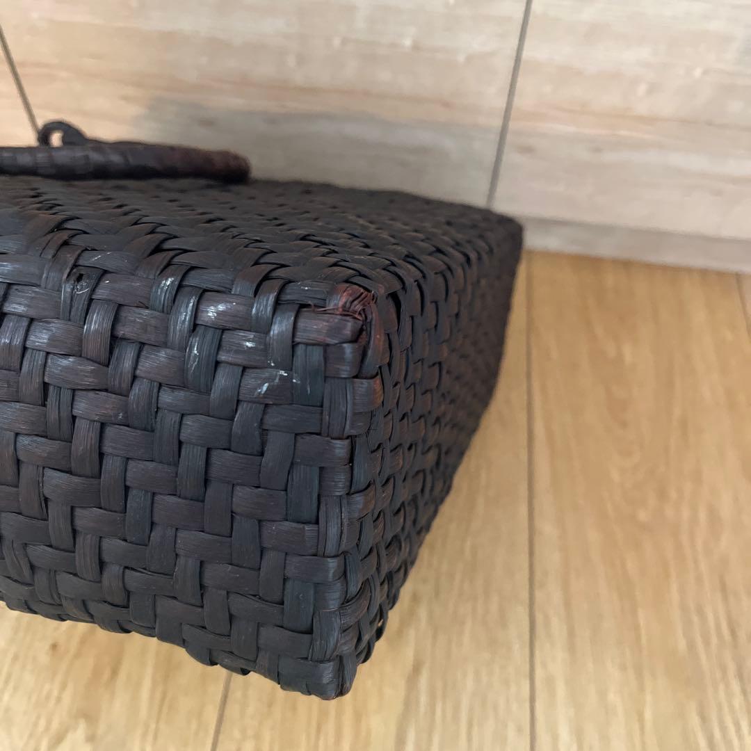 国産山葡萄　山葡萄かごバッグ大　網代編み