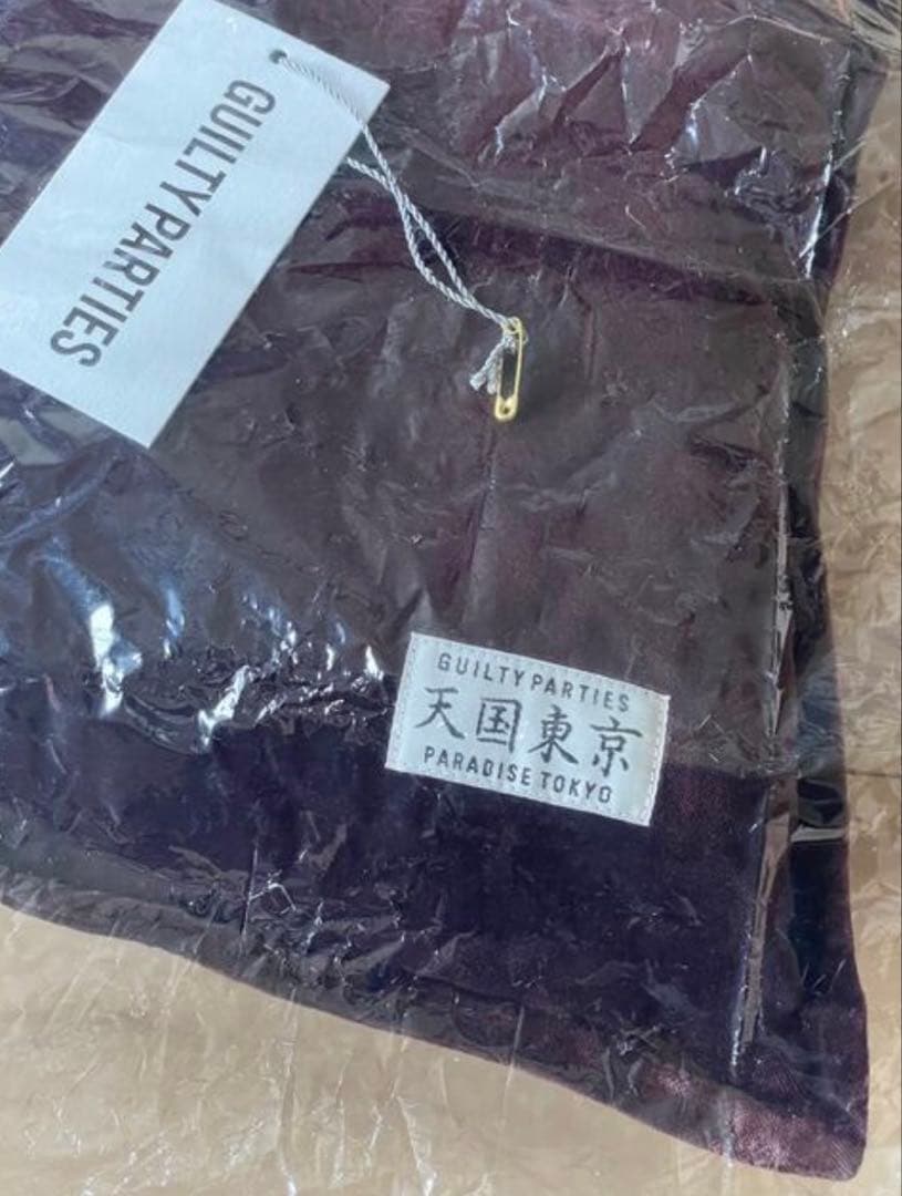 ワコマリア　クッション　バーガンディ