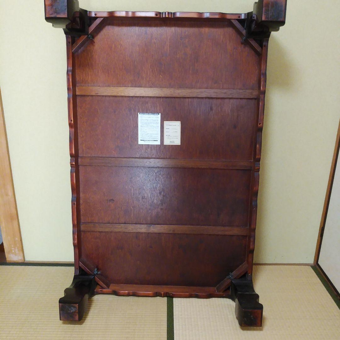 大型木製座卓 ダークブラウン