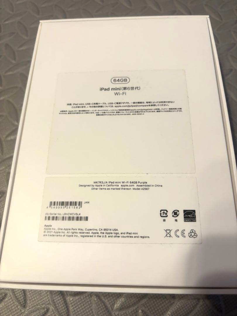 iPad mini 6 64GB Wi-Fiモデル Apple Pencil付き