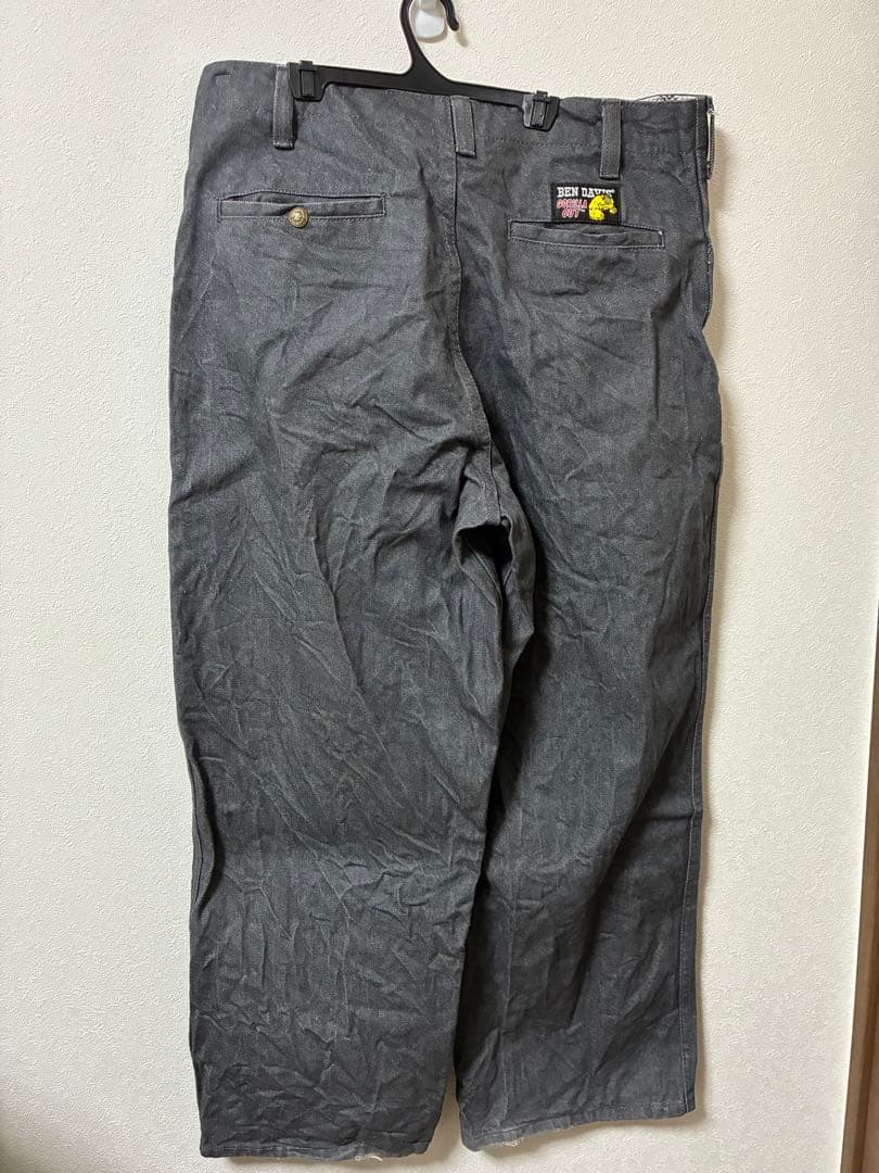 ベンデイビス ゴリラカット コットン100% デニム地 グレー 34/30