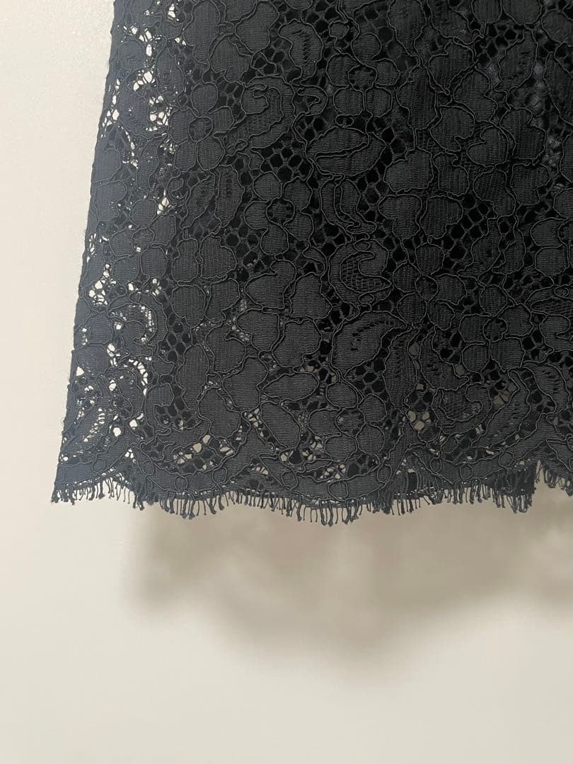 ドルチェ&ガッバーナDOLCE&GABBANAレースノースリワンピース黒新品