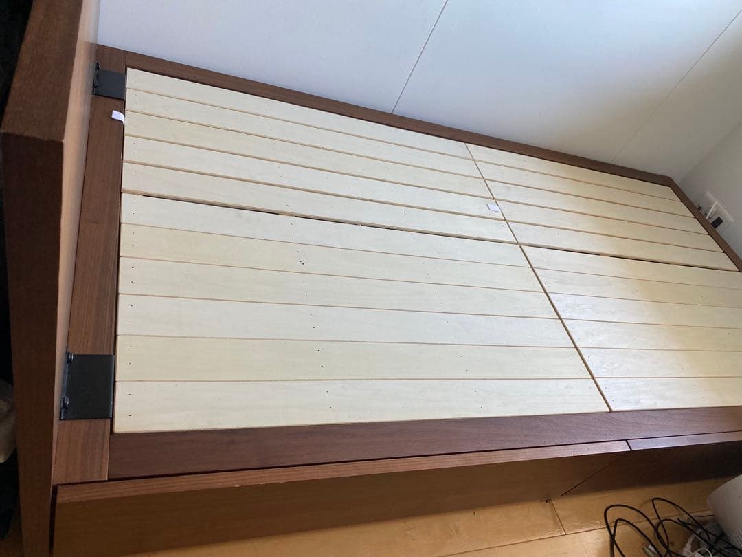 【7/30まで】無印良品 収納付きシングルベッド