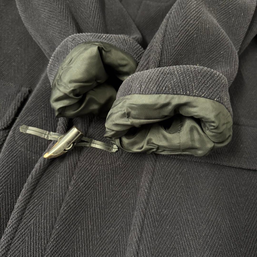 90s グローバーオール キングストン ヘリンボーン ダッフルコート ネイビー