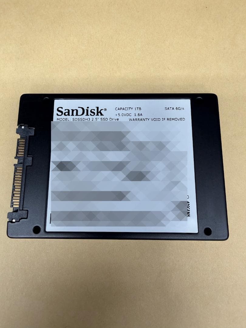 SanDisk Ultra 1TB 内蔵型SSD 5464時間使用