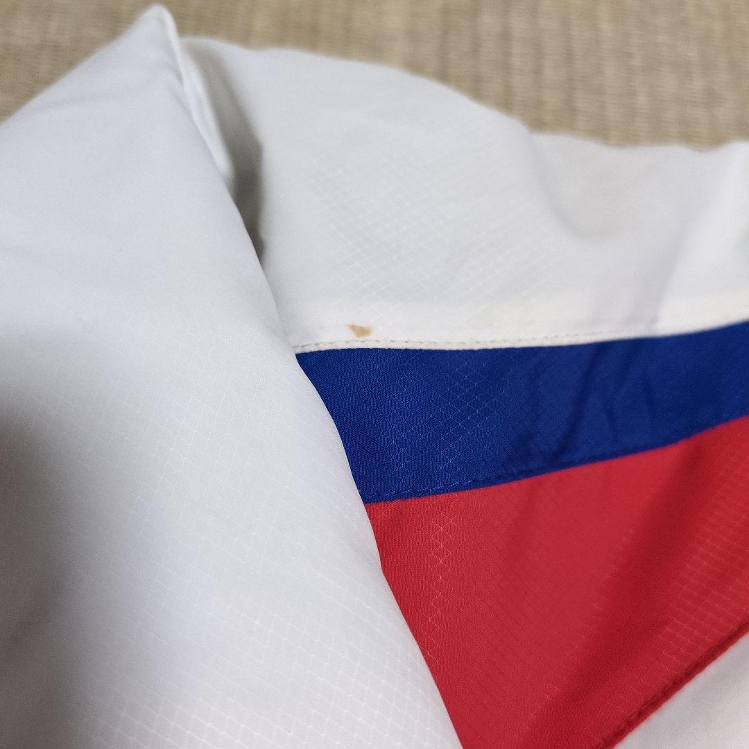 Mizuno 赤白ジャケット ボタン式 ポルテ　グランドコート JS