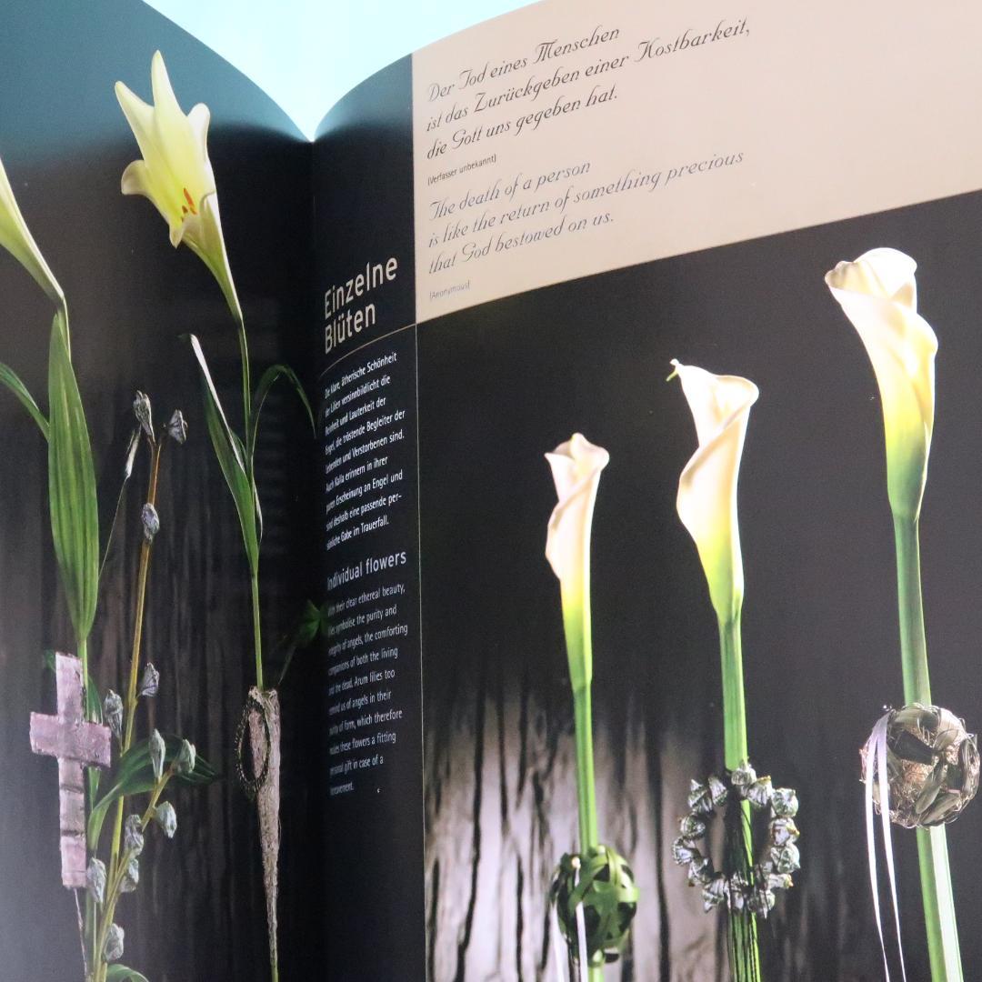 セール！ 洋書『Blumen trösten』フラワーアレンジ、リース、供花