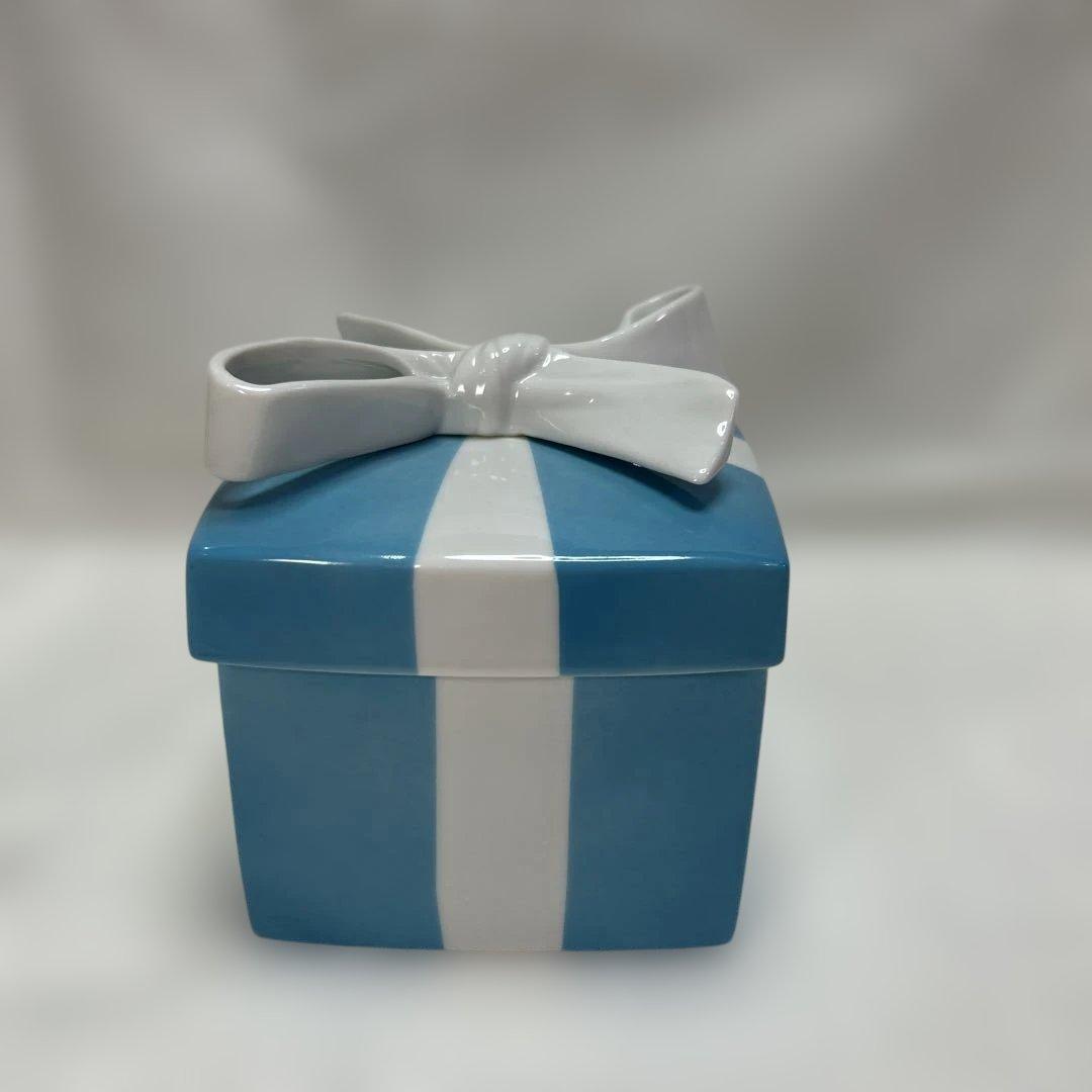 【美品】ティファニー 陶器 ブルーボックス ラージサイズ