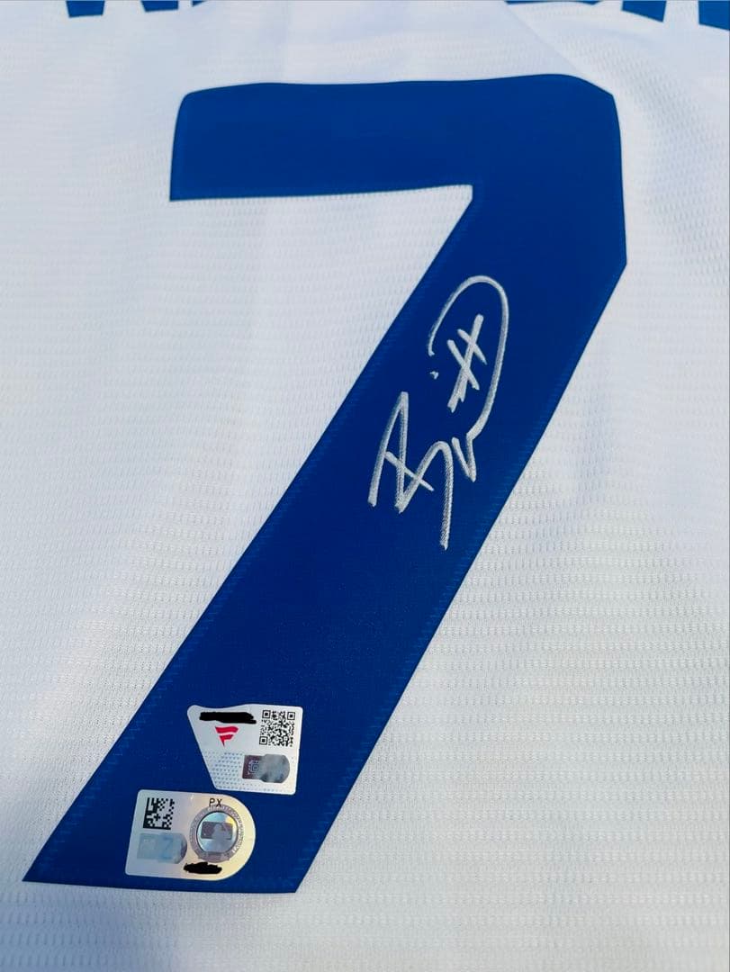 【MLB公式】ボビー・ウィットjr 直筆サイン入りユニフォーム fanatics