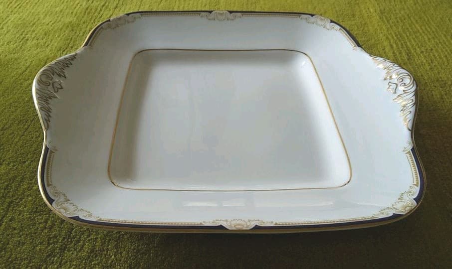 ウェッジウッド 黒壺 キャベンディッシュ 濃紺ボーダー＆金トリム 5点