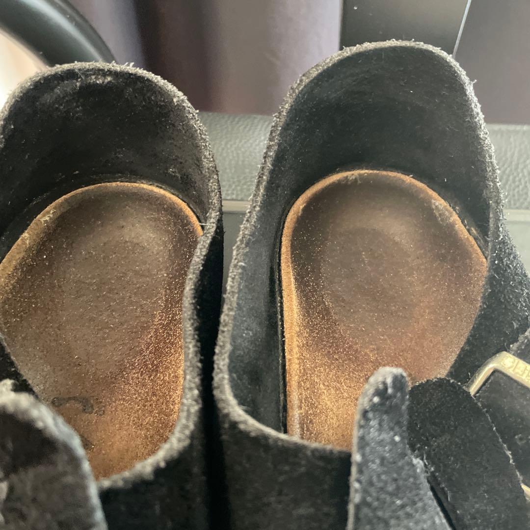 ビルケン ザルツブルク 黒色 スエード 41 ナロー幅