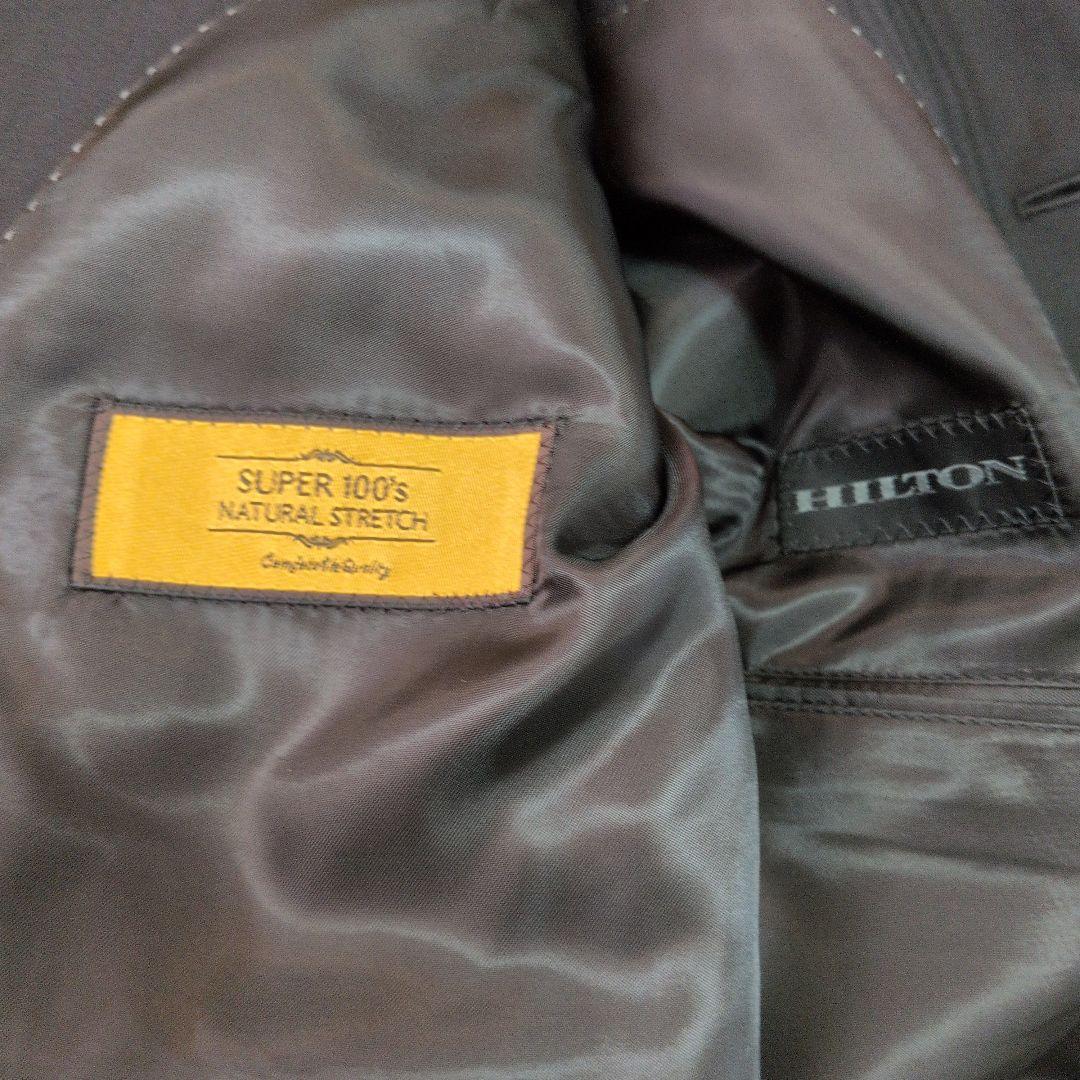 美品✨️ヒルトン　洋服の青山　3ピース スーツ スーパー110 XL　大きい
