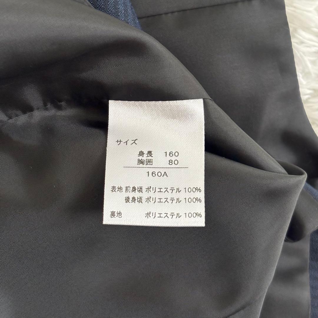 【完品！フォーマル5点】ワンダーファクトリー 卒服 160 キッズ ネイビー