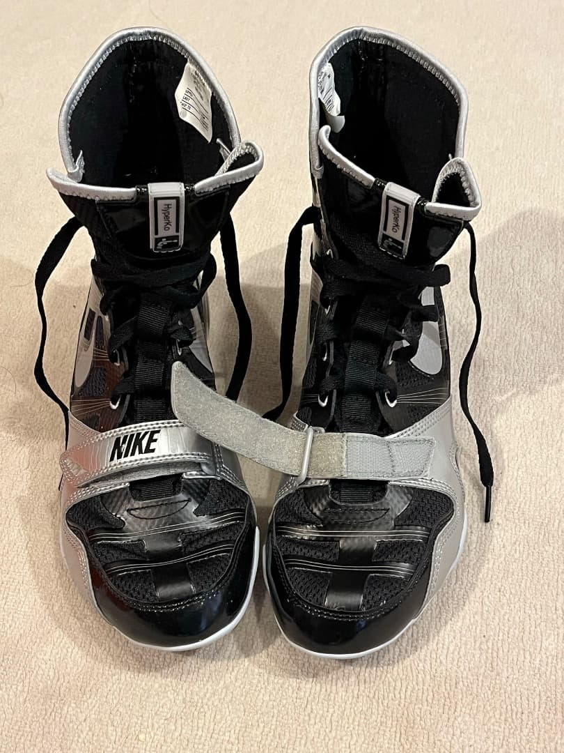 NIKE(ナイキ) ボクシングシューズ　ハイパーKO/ブラック×シルバー