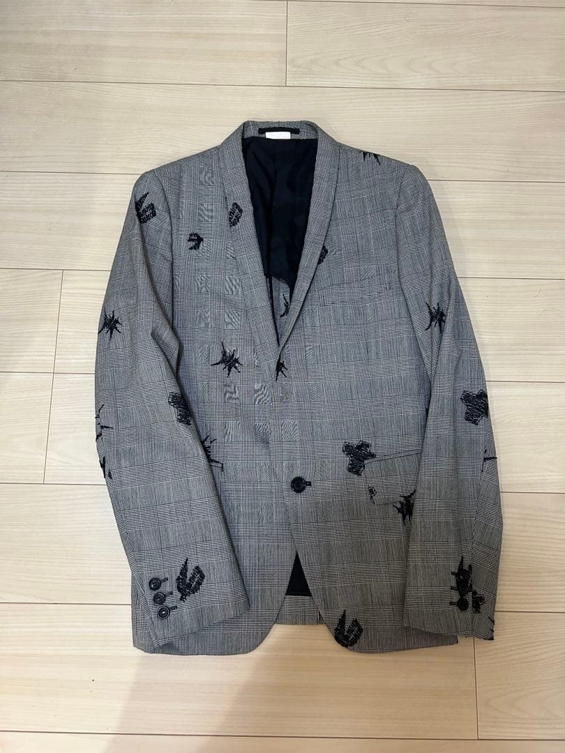 最終値下げ コムデギャルソンオムプリュス ヒラク 刺繍 セットアップ