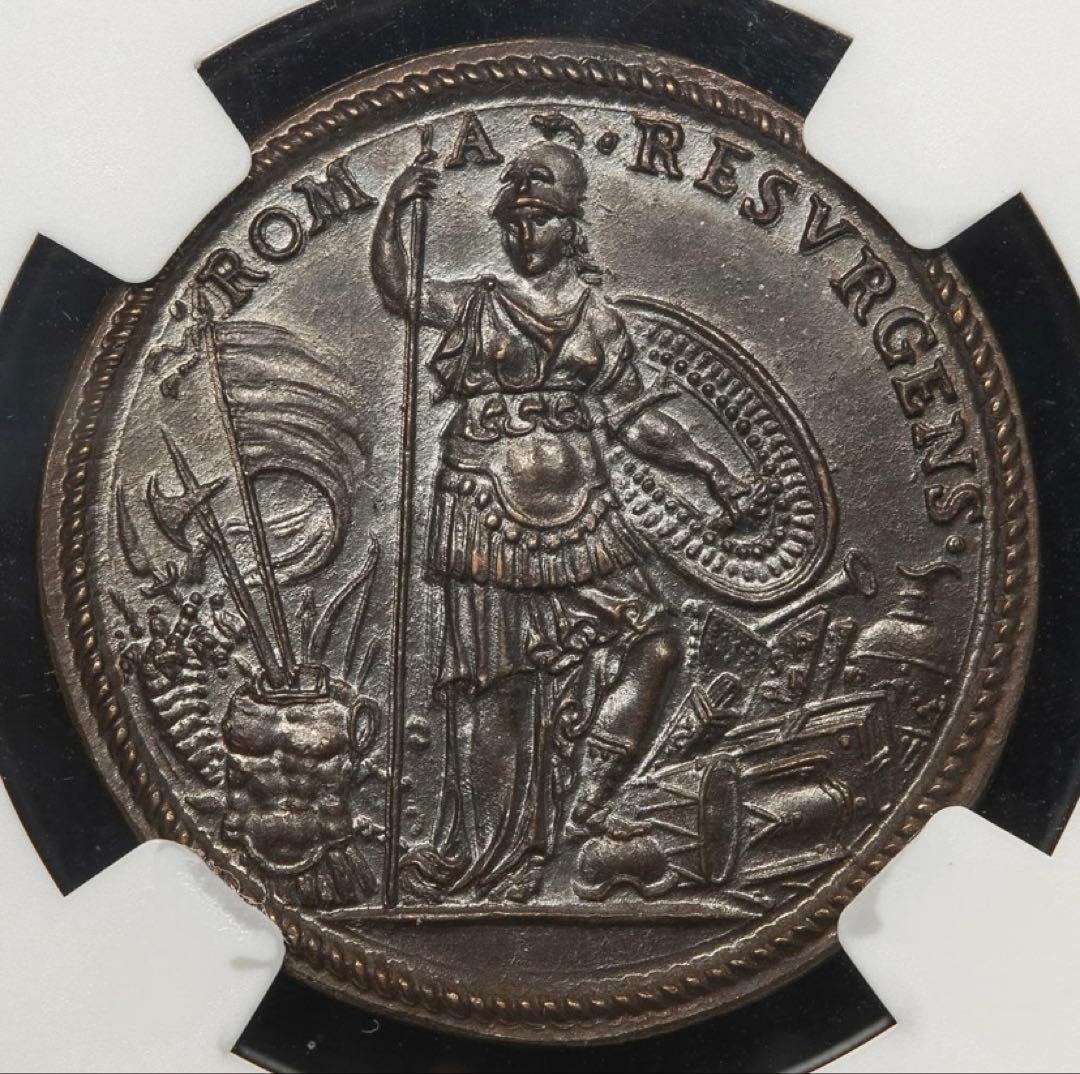 廉価出品❗️TOP PO❗️教皇ピウス3世 ブロンズメダル