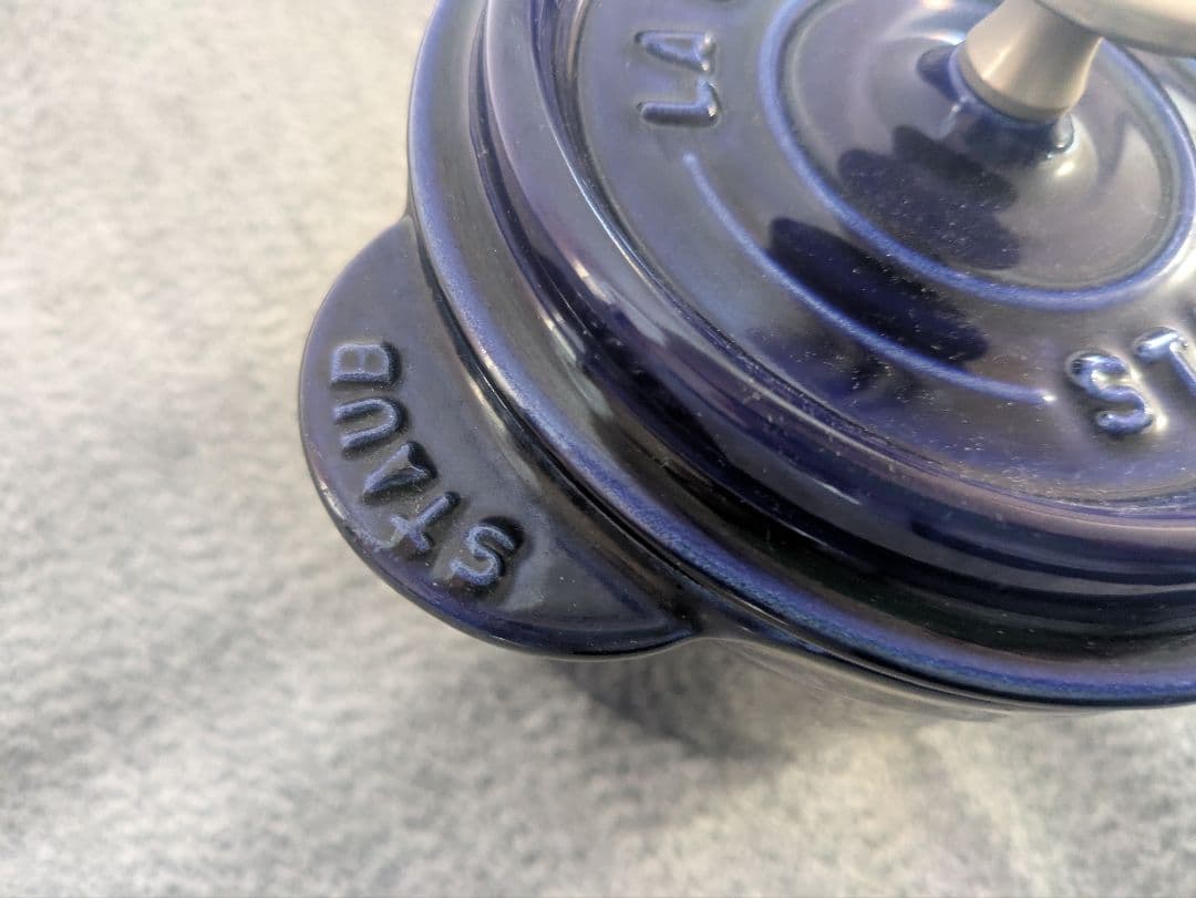 staub スープポット　グランブルー　14センチ