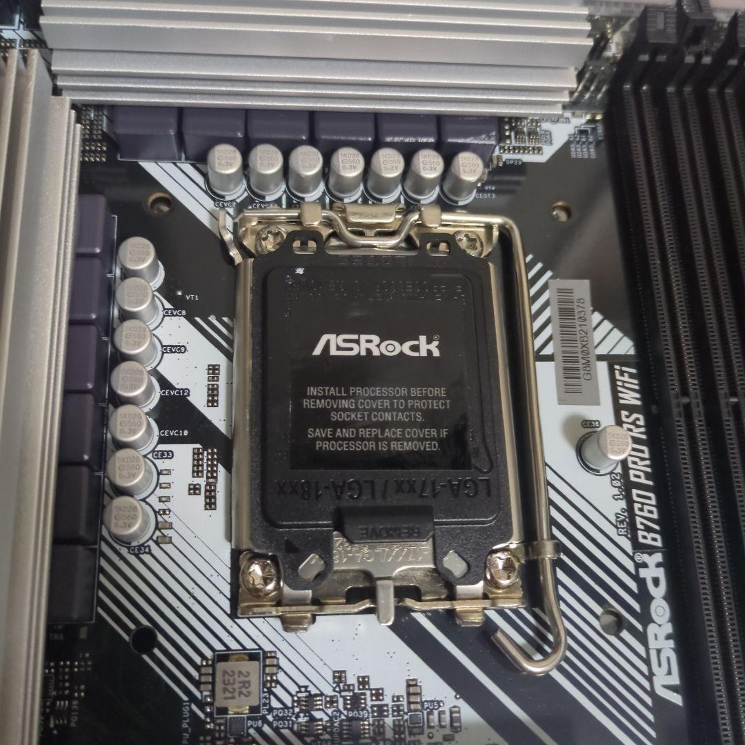 ASRock B760pro rs wifi ドスパラ限定 中古マザーボード本体