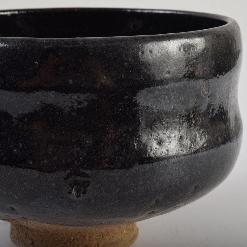 茶道具　楽吉左衛門　黒楽茶碗　V　8866