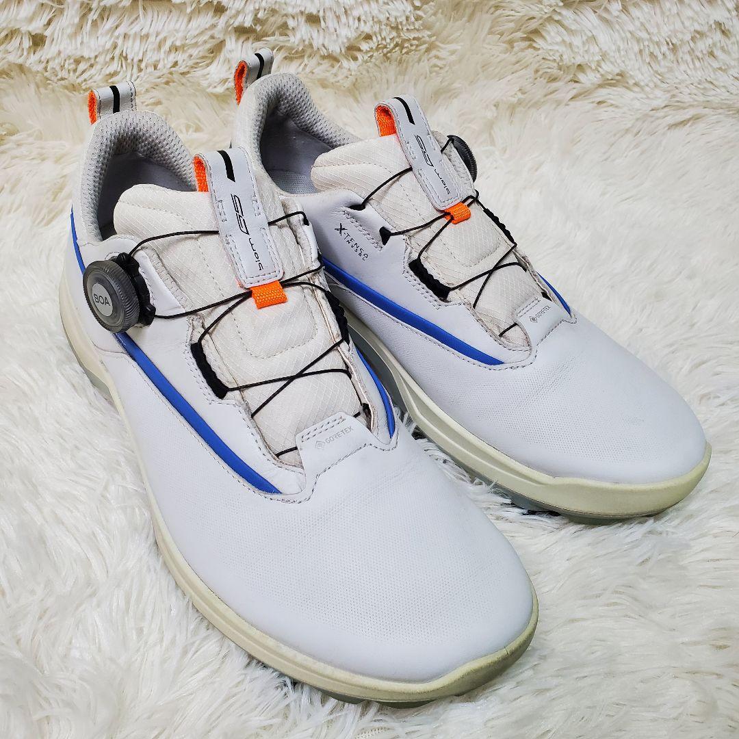ecco　エコー　ゴルフシューズ　ボア　ゴアテックス　白　　27.5~28cm
