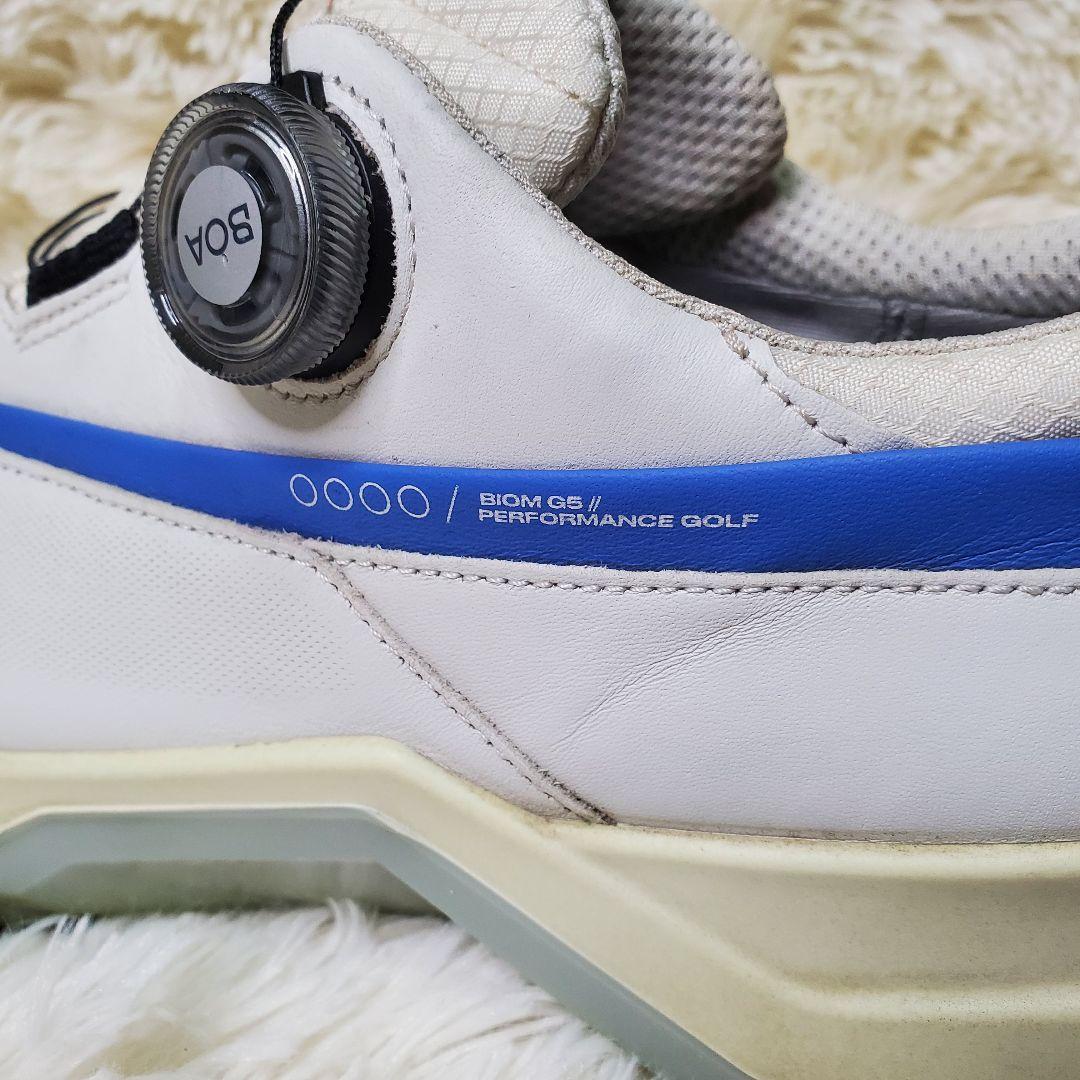 ecco　エコー　ゴルフシューズ　ボア　ゴアテックス　白　　27.5~28cm