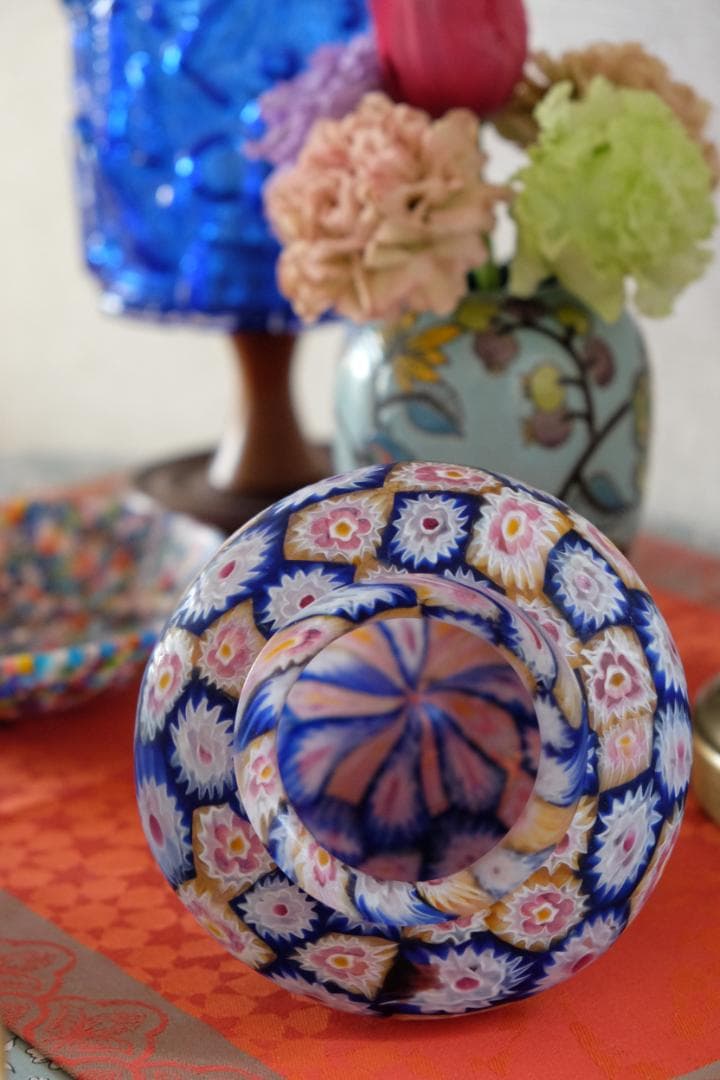 アンティーク ランプ 照明 ライト/吹きガラス/フランス/ムラノガラス ムラーノ