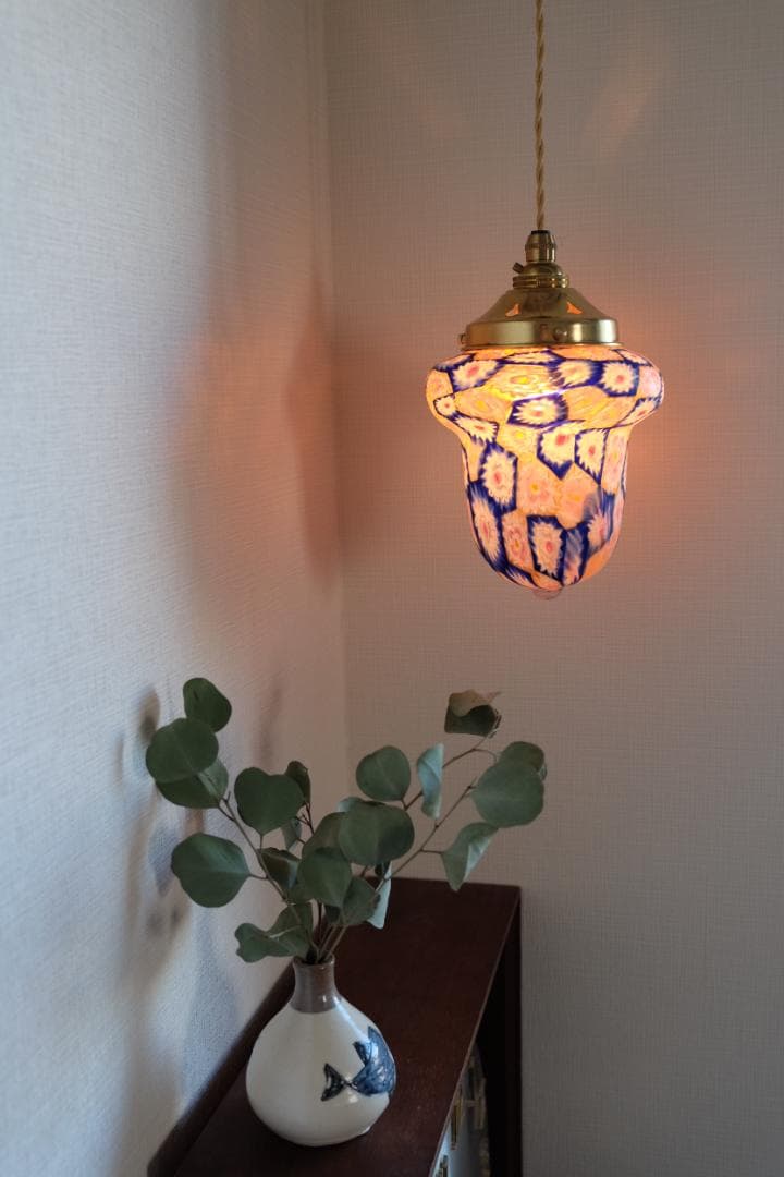 アンティーク ランプ 照明 ライト/吹きガラス/フランス/ムラノガラス ムラーノ