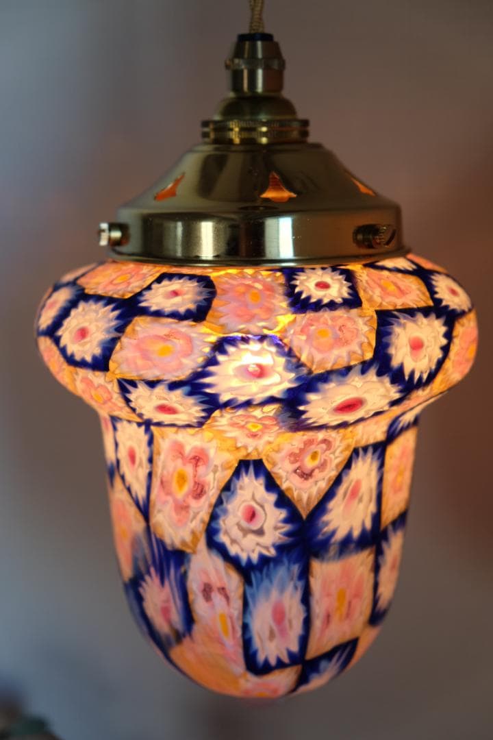 アンティーク ランプ 照明 ライト/吹きガラス/フランス/ムラノガラス ムラーノ