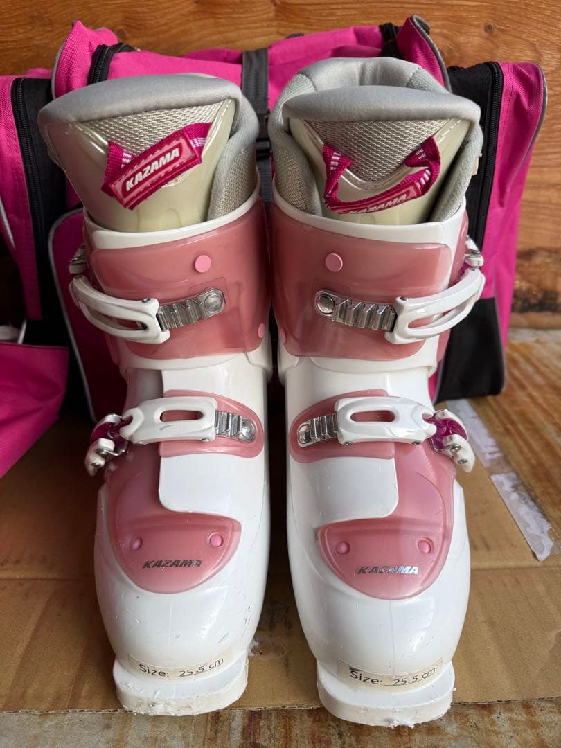小学生女の子用スキー5点セット KAZAMA他