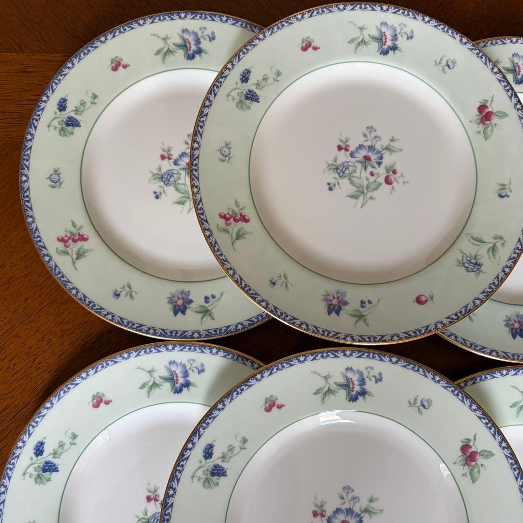 【美品】英国製　ウェッジウッド★メドウフィールド★ケーキ皿　4枚